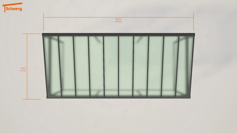 #DE Schweng Terrassenüberdachung S400 (ID x734k3)