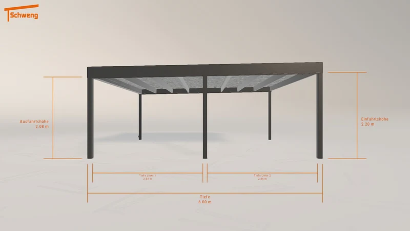 #DE Schweng Flachdachcarport C600 (ID 33k2gn) #MTG