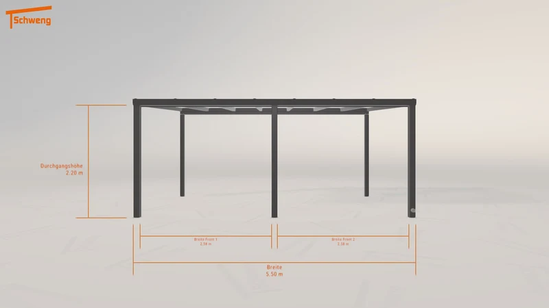 #DE Schweng Terrassenüberdachung S350 (ID qdn73p)