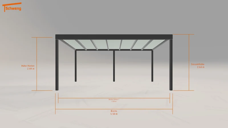#DE Schweng Terrassenüberdachung S350 (ID qdn73p)