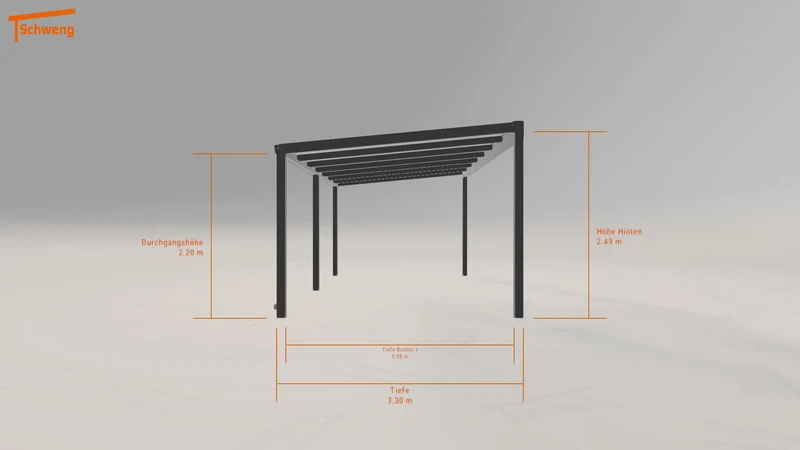 #DE Schweng Terrassenüberdachung S350 (ID qdn73p)