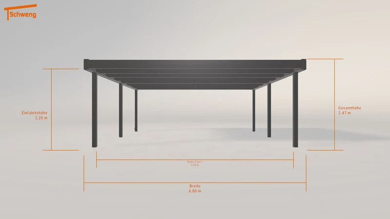 #DE Schweng Flachdachcarport C600 (ID k2gymm) #MTG