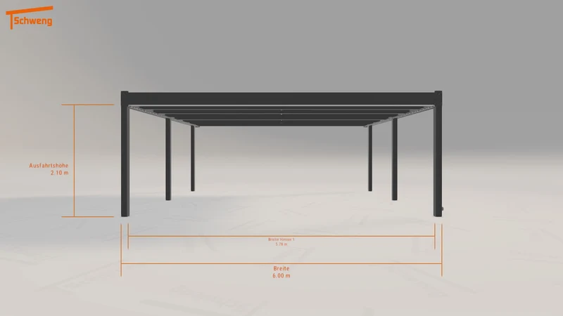 #DE Schweng Flachdachcarport C600 (ID k2gymm) #MTG
