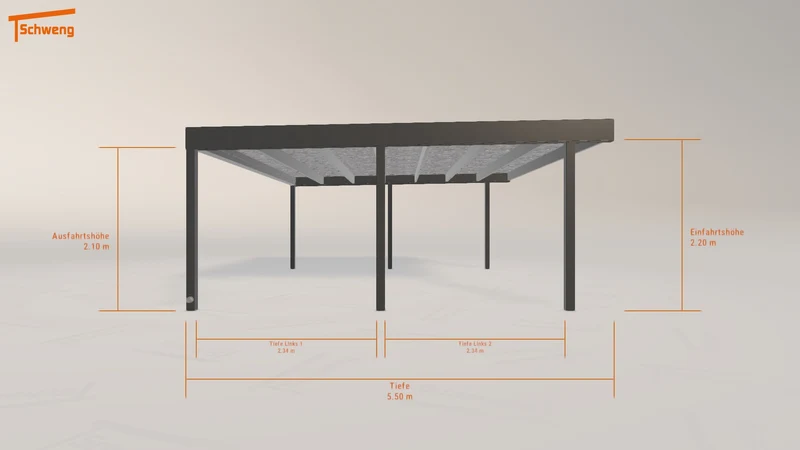 #DE Schweng Flachdachcarport C600 (ID k2gymm) #MTG