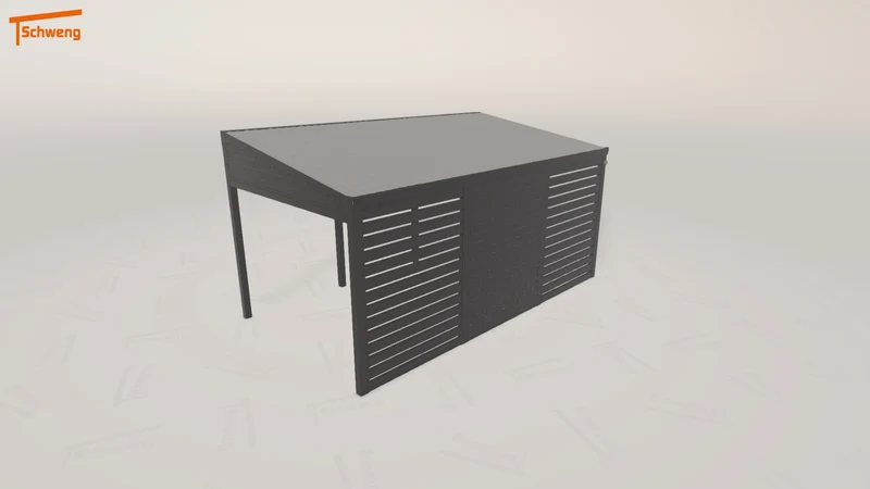 #DE Schweng Pultdachcarport S400 (ID w3pnvg)