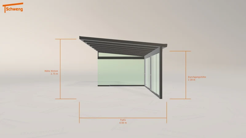 #DE Schweng Terrassenüberdachung S400 (ID bk7gyv)