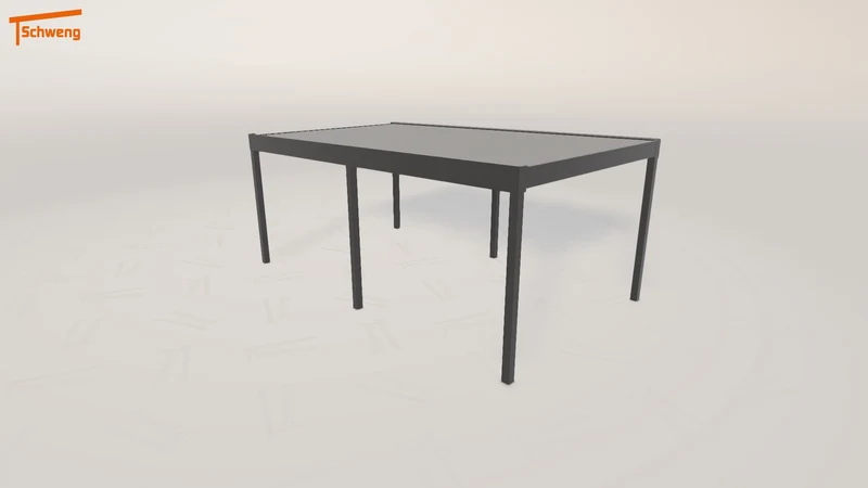 #DE Schweng Flachdachcarport C600 (ID dv8n58)