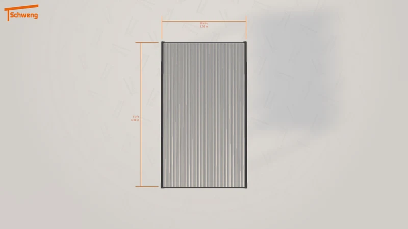 #DE Schweng Flachdachcarport C600 (ID dv8n58)