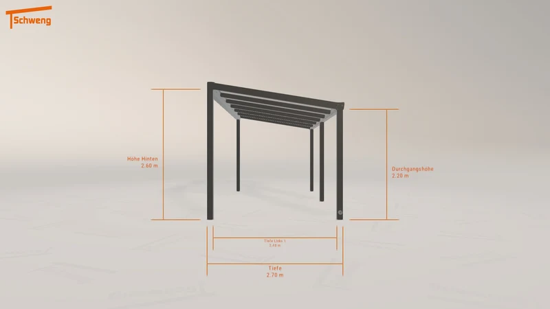 #DE Schweng Terrassenüberdachung S400 (ID 85yp9n)