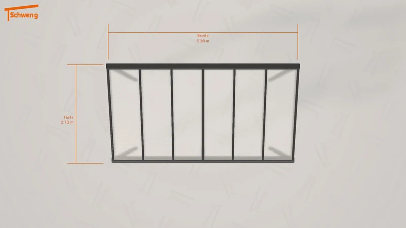 #DE Schweng Terrassenüberdachung S400 (ID 85yp9n)