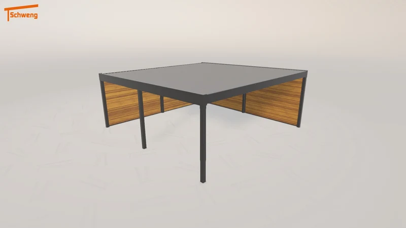 #DE Schweng Flachdachcarport C600+ (ID bk7qv2) #MTG