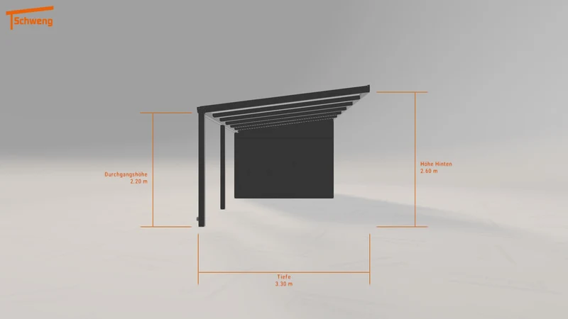 #DE Schweng Pultdachcarport S350 (ID rjkrbn) #MTG