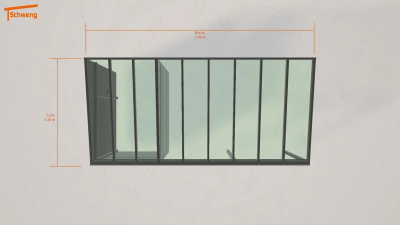 #DE Schweng Pultdachcarport S350 (ID rjkrbn) #MTG