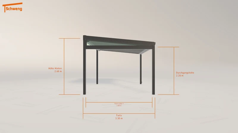 #DE Schweng Terrassenüberdachung S350 (ID rjk5zk)