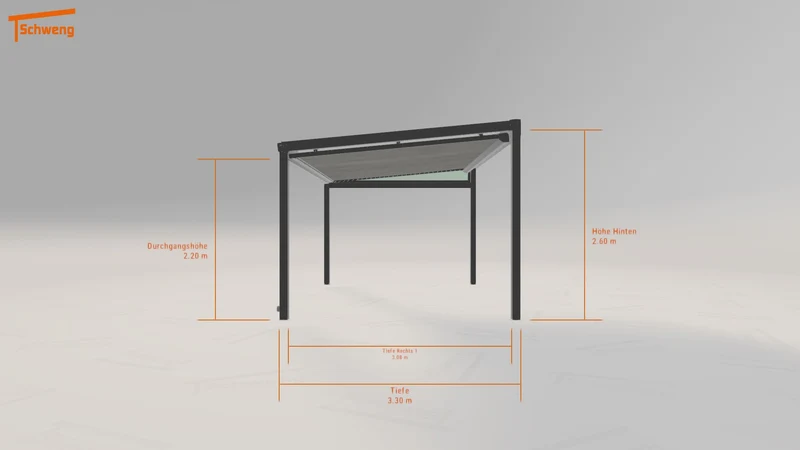 #DE Schweng Terrassenüberdachung S350 (ID rjk5zk)