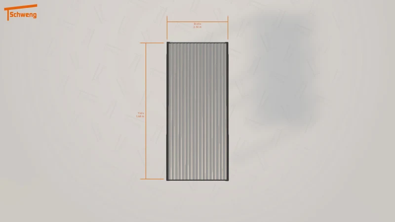 #DE Schweng Flachdachcarport C600 (ID yg2vj4)