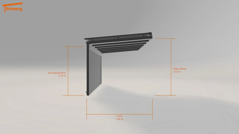 #AT Schweng Terrassenüberdachung S350 (ID k2g4jg)