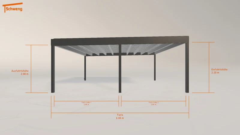 #AT Schweng Flachdachcarport C600+ (ID 779d85) #MTG