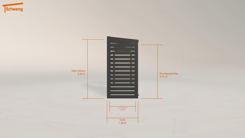 #DE Schweng Terrassenüberdachung S350 (ID 2qk3rj)