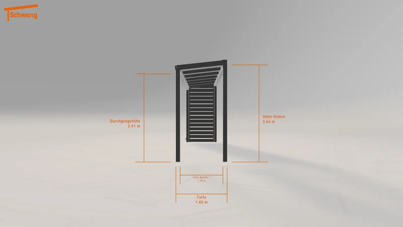 #DE Schweng Terrassenüberdachung S350 (ID 2qk3rj)