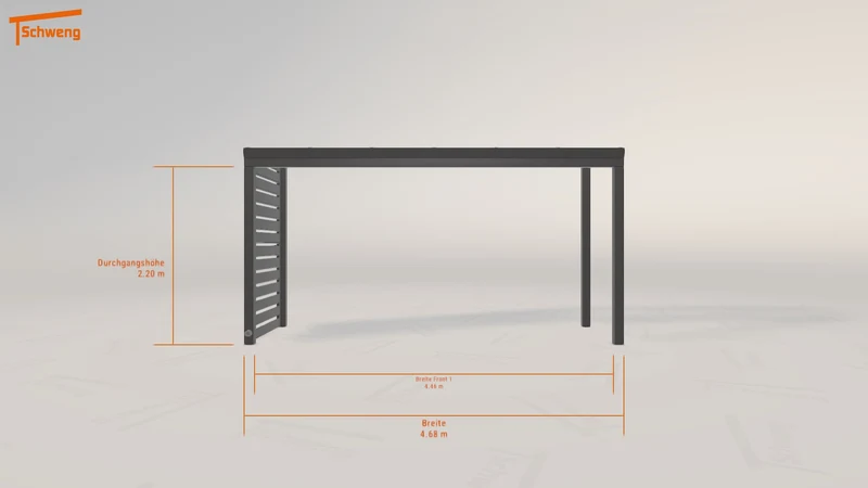 #DE Schweng Terrassenüberdachung S350 (ID 42k3dy)