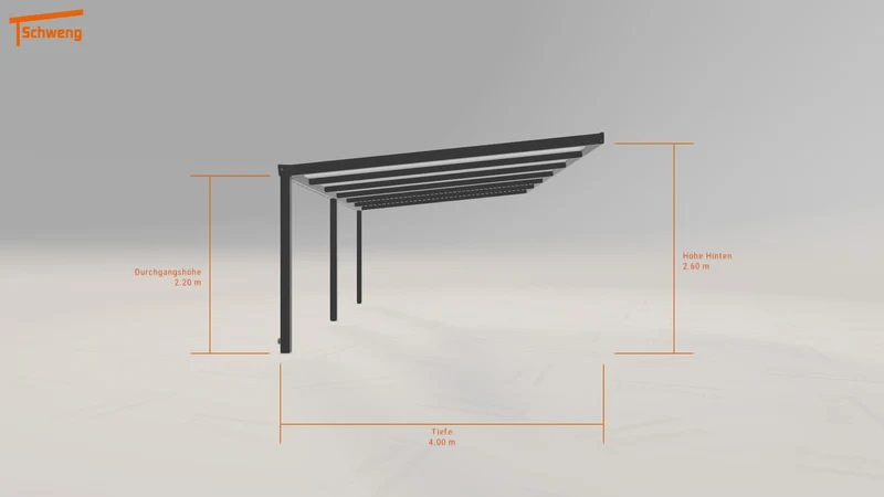 #DE Schweng Terrassenüberdachung S400 (ID 33kjxg)