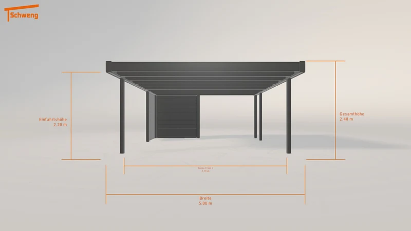 #DE Schweng Flachdachcarport C600+ (ID v4pdj3) #MTG
