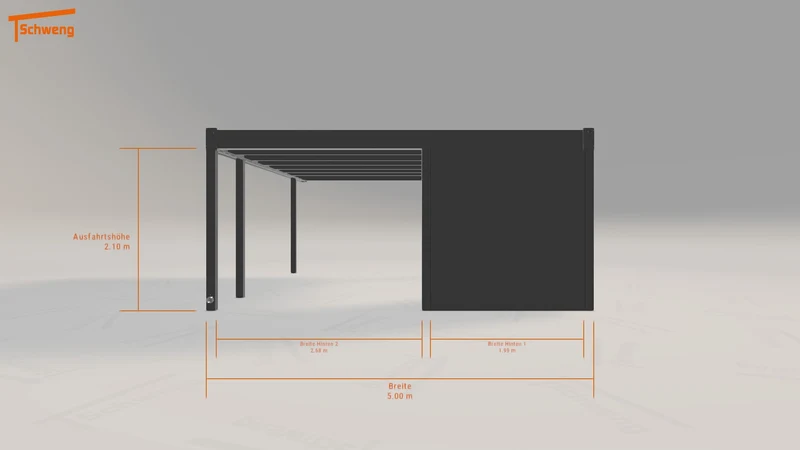 #DE Schweng Flachdachcarport C600+ (ID v4pdj3) #MTG