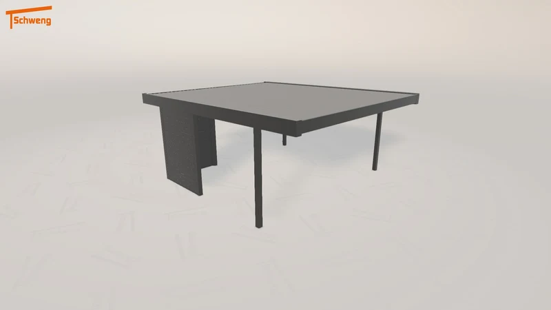 #DE Schweng Flachdachcarport C600+ (ID w3pr2b) #MTG