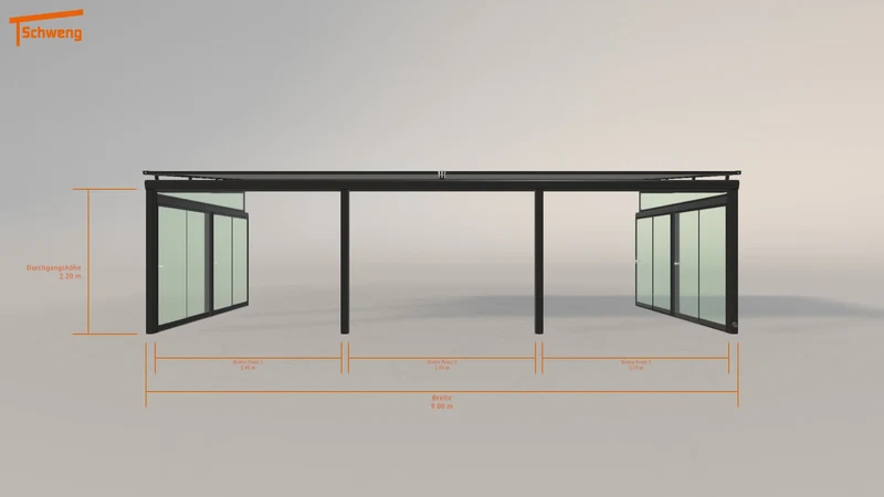 #DE Schweng Terrassenüberdachung S400 (ID 9w5dyy)