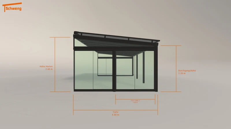 #DE Schweng Terrassenüberdachung S400 (ID 9w5dyy)