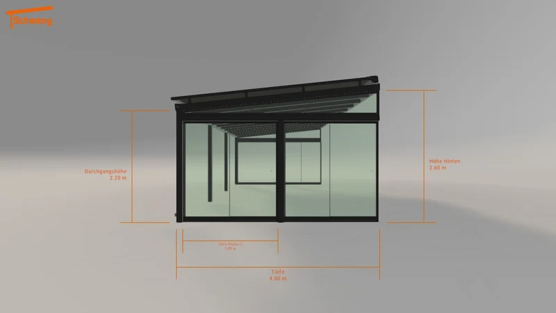 #DE Schweng Terrassenüberdachung S400 (ID 9w5dyy)