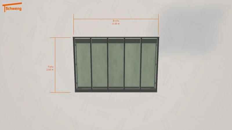 #DE Schweng Terrassenüberdachung S400 (ID pbdjr7)