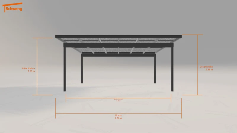 #DE Schweng Pultdachcarport S400 (ID 779mn2) #MTG