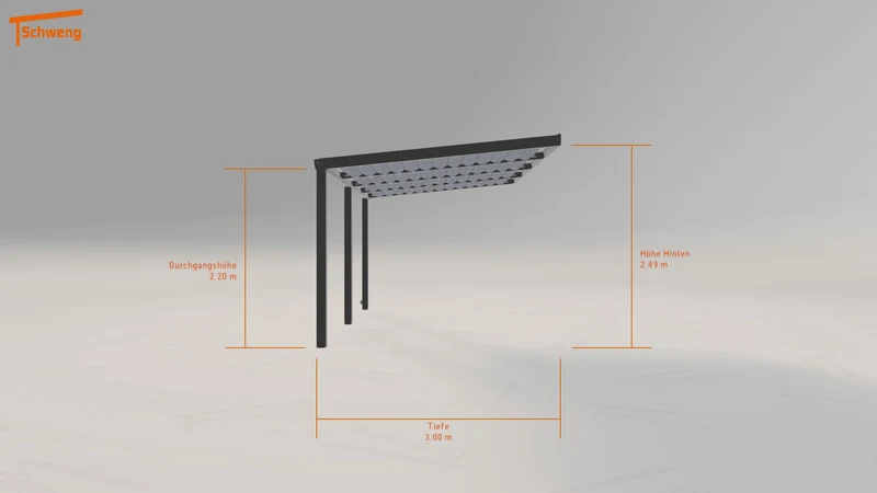 #DE Schweng Terrassenüberdachung S350 (ID n5nxrr)