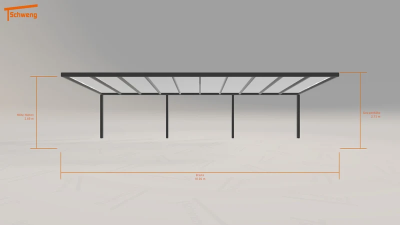 #DE Schweng Pultdachcarport S350 (ID v4prwn)