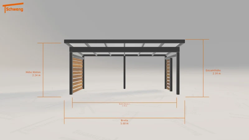 #DE Schweng Terrassenüberdachung S400 (ID n5nqv7)