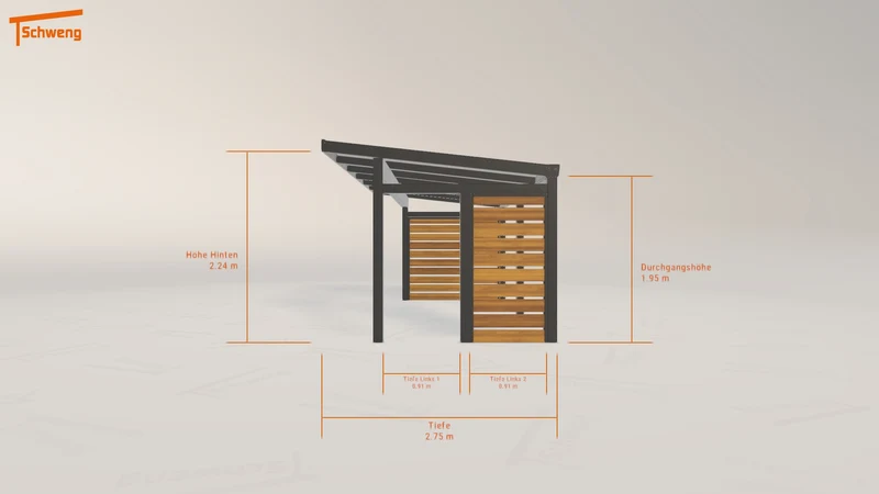 #DE Schweng Terrassenüberdachung S400 (ID n5nqv7)