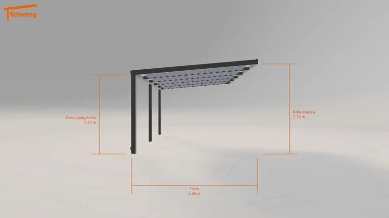 #DE Schweng Terrassenüberdachung S350 (ID jjn7mx)