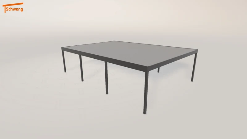 #DE Schweng Flachdachcarport C600+ (ID pbdd37) #MTG