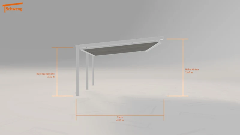 #CH Schweng Terrassenüberdachung S400 (ID zb494w)