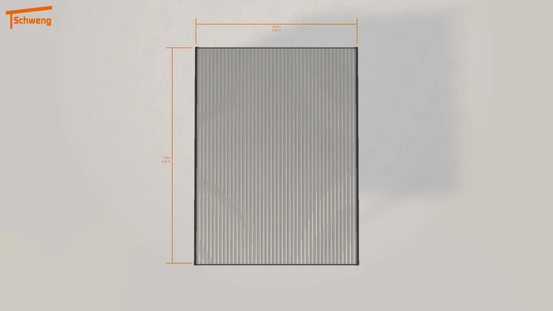 #DE Schweng Flachdachcarport C600+ (ID x734x3) #MTG