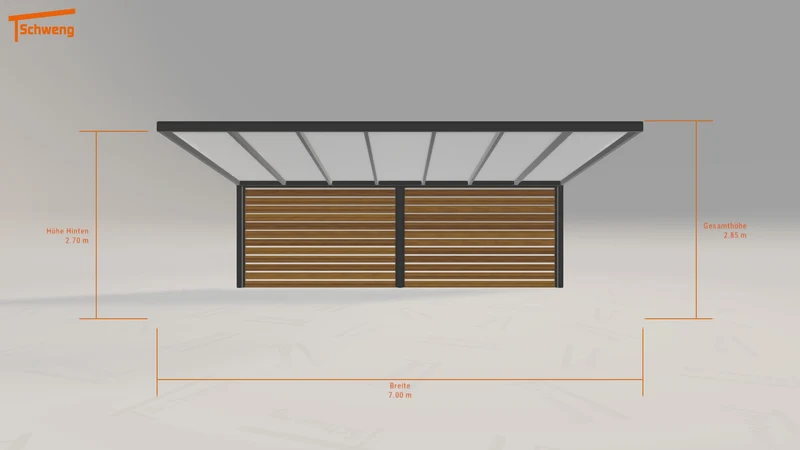 #DE Schweng Pultdachcarport S350 (ID 9w5pw7) #MTG