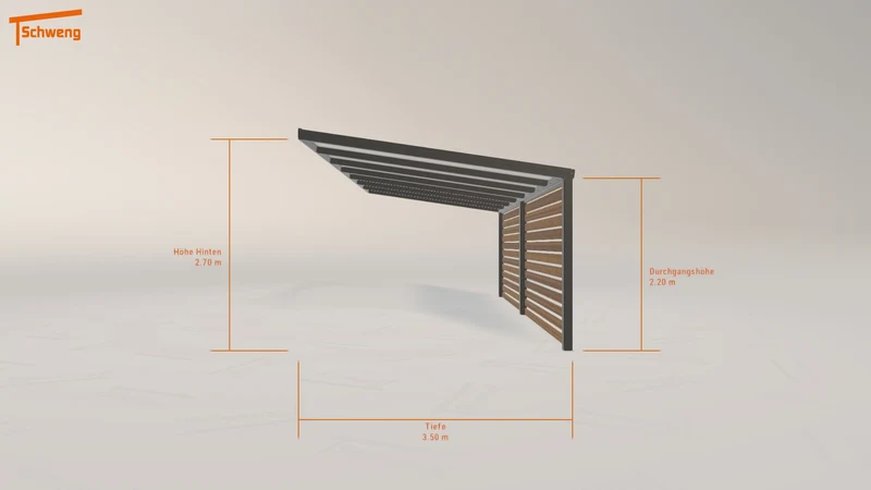 #DE Schweng Pultdachcarport S350 (ID 9w5pw7) #MTG