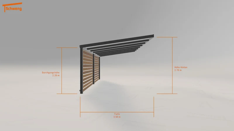 #DE Schweng Pultdachcarport S350 (ID 9w5pw7) #MTG