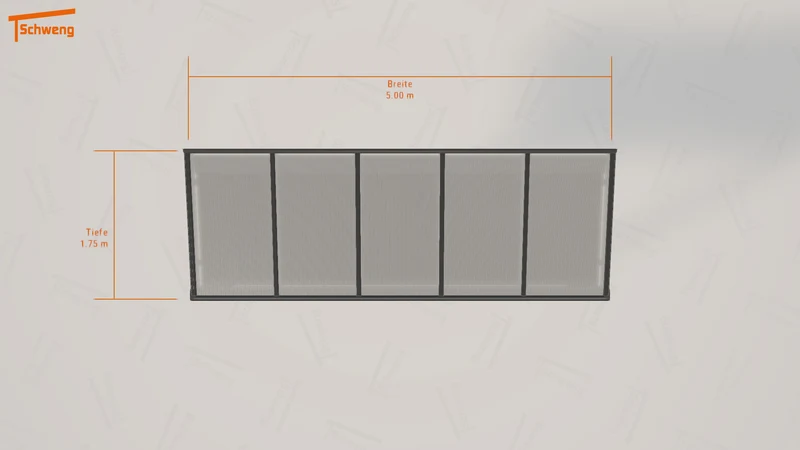 #DE Schweng Terrassenüberdachung S400 (ID bk7pd7)