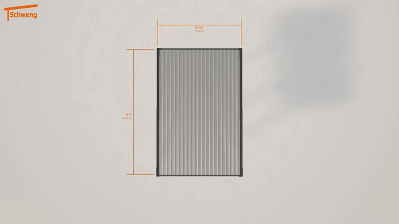 #DE Schweng Flachdachcarport C600 (ID mjq2v5)