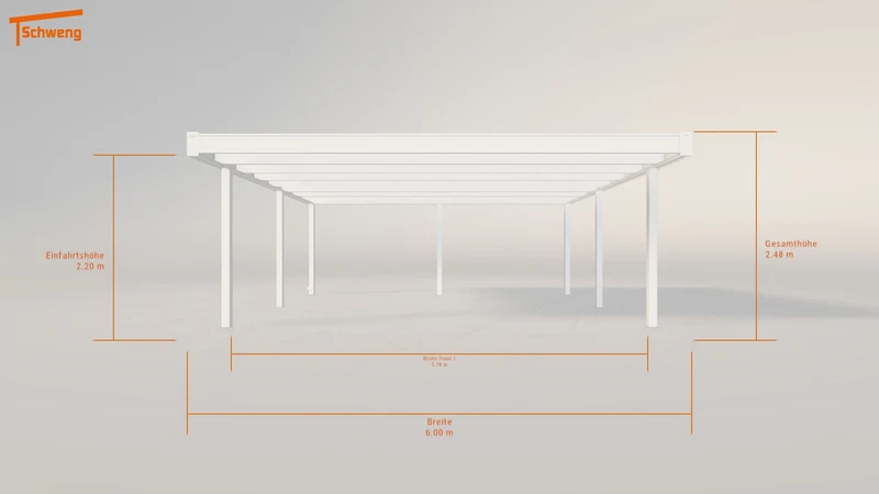 #DE Schweng Flachdachcarport C600 (ID w3pjw7) #MTG