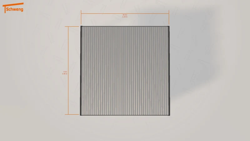 #DE Schweng Flachdachcarport C600+ (ID x73zm4) #MTG