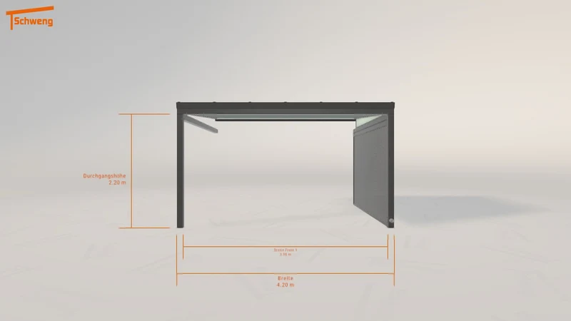 #DE Schweng Terrassenüberdachung S350 (ID 33kyvq)